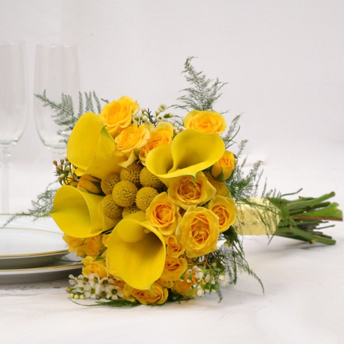 Yellow Wedding Flowers – A New Spring and Summer Solution to ‘Do-it